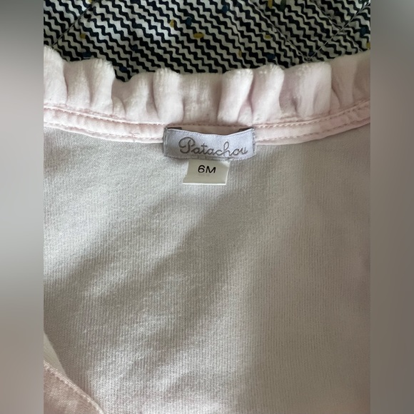 Patachou Baby Girl Cotton One-Piece, Light Pink, 6 Months - Picture 5 of 6